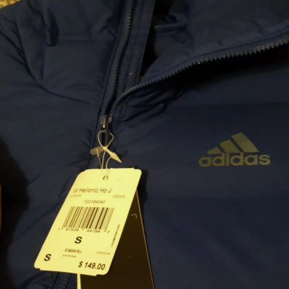 Adidas helionic Women's Small Helionic Hooded Down - Picture 5 of 8